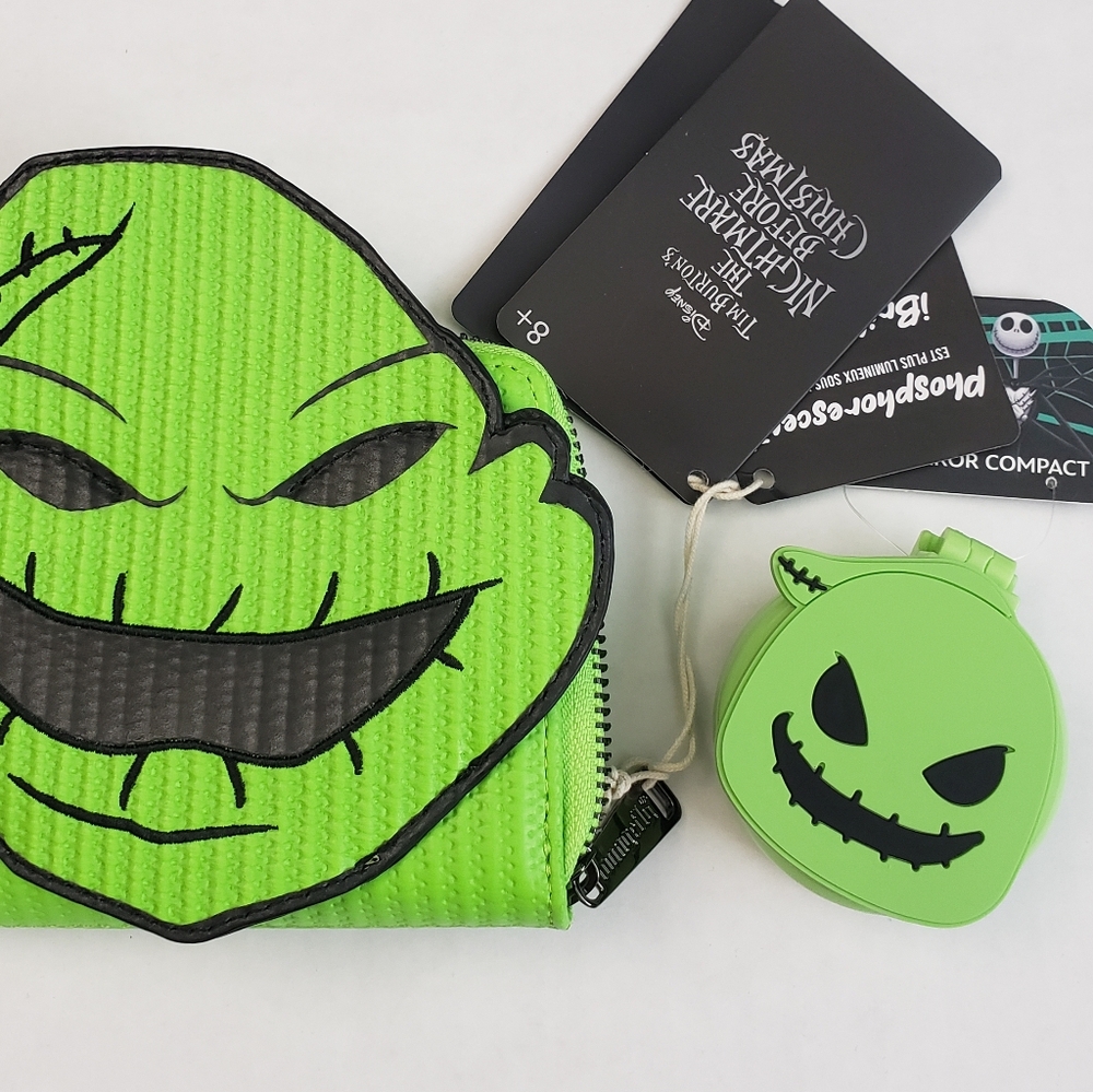 Disney's Nightmare Before Christmas Oogie Boogie Wallet & Compact Mirror & Brush